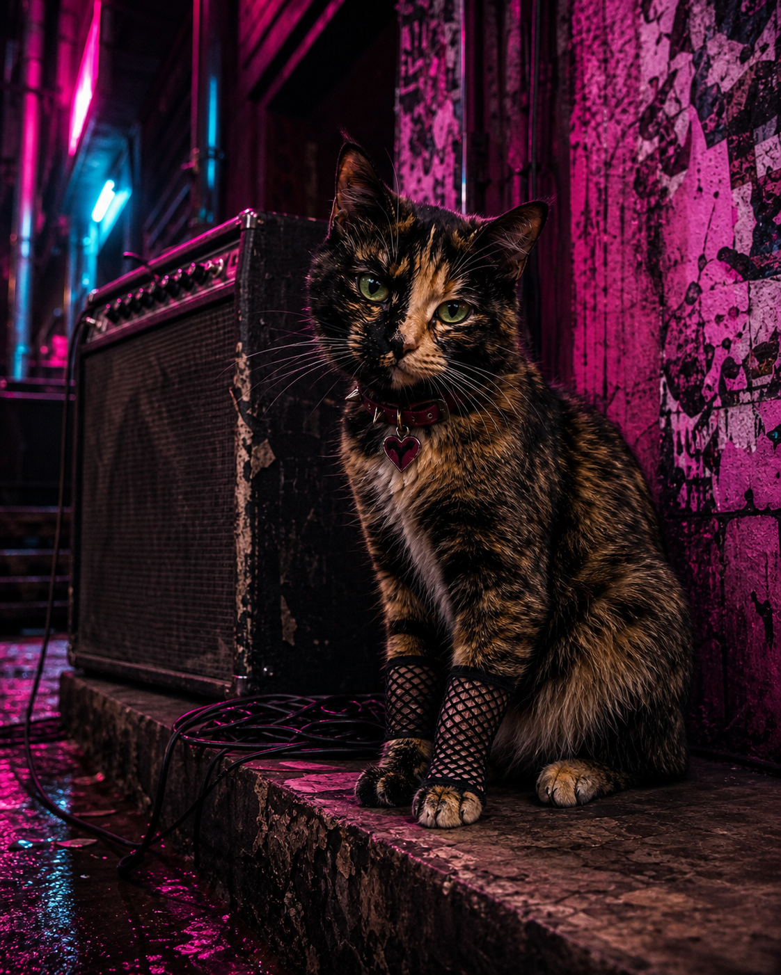Evie, member of The Litterbox Rejects