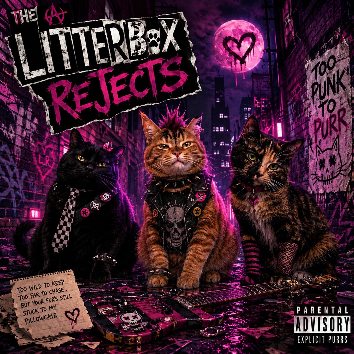 Too Punk To Purr single artwork